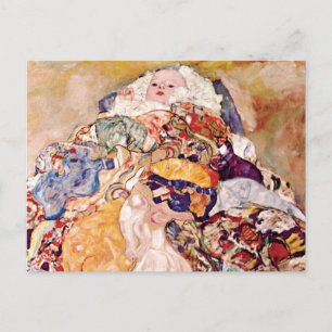 Gustav Klimt - Vaggan - Nyfödd Vykort
