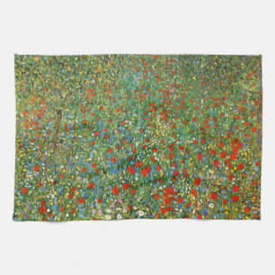 Gustav Klimt vallmofält Kökshandduk
