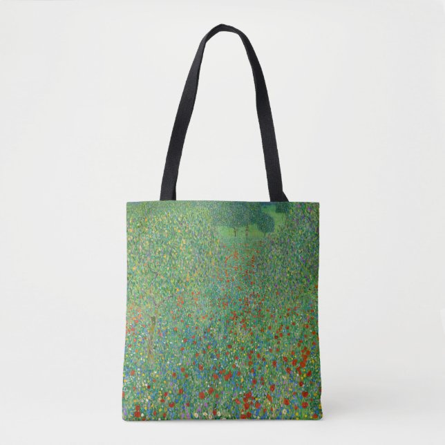 Gustav Klimt - Vallmofält Tygkasse (Framsida)