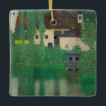 Gustav Klimt - Vatten Castle Julgransprydnad Keramik<br><div class="desc">Vatten Castle - Gustav Klimt,  Oil on Canvas,  1908</div>