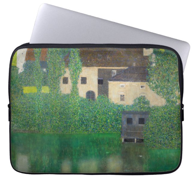 Gustav Klimt - Vatten Castle Laptop Fodral (Framsidan)