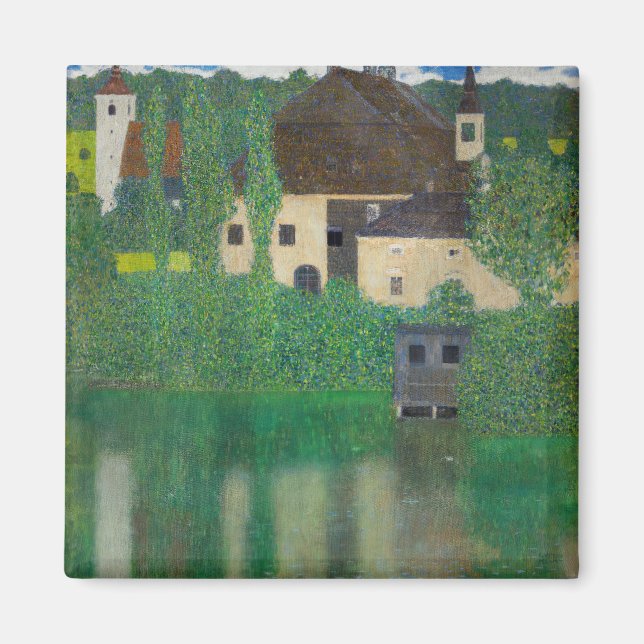 Gustav Klimt - Vatten Castle Magnet (Framsidan)