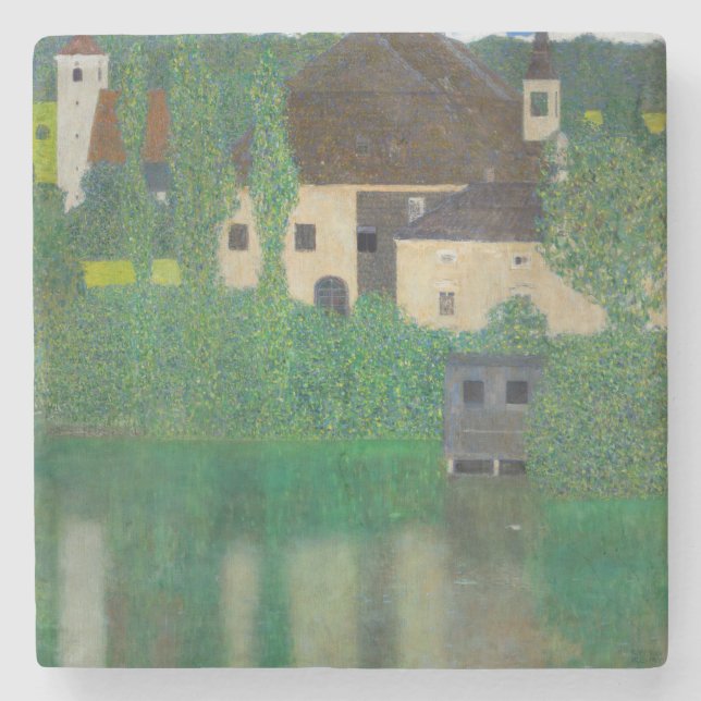 Gustav Klimt - Vatten Castle Stenunderlägg (Framsidan)