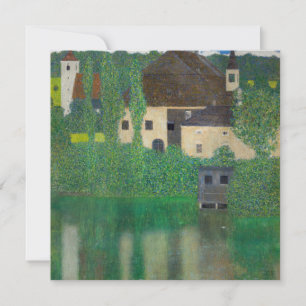 Gustav Klimt - Vatten Castle Tack Kort