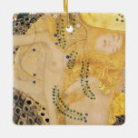 Gustav Klimt - Vatten-serpents I Julgransprydnad Keramik<br><div class="desc">Vatten Serpents I / The Hydra - Gustav Klimt,  Tempera and water color on parchment,  1904-1907</div>