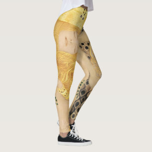 Gustav Klimt - Vatten-serpents I Leggings