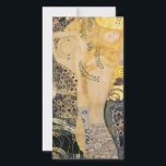 Gustav Klimt - Vatten-serpents I Tack Kort<br><div class="desc">Vatten Serpents I / The Hydra - Gustav Klimt,  Tempera and water color on parchment,  1904-1907</div>