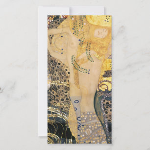 Gustav Klimt - Vatten-serpents I Tack Kort