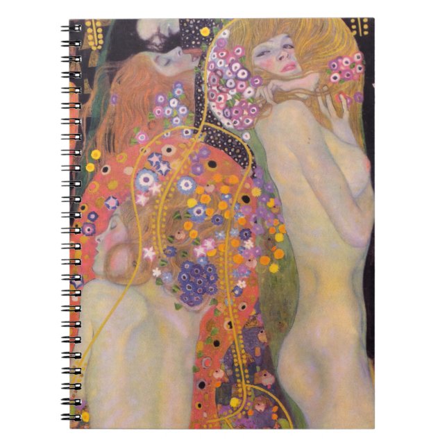 Gustav Klimt - Vatten-serpents II Anteckningsbok (Framsidan)