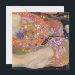 Gustav Klimt - Vatten-serpents II Inbjudningar<br><div class="desc">Vatten Serpents II/Wasserschlangen II - Gustav Klimt,  Oil on canvas,  1904-1907</div>