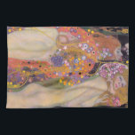 Gustav Klimt - Vatten-serpents II Kökshandduk<br><div class="desc">Vatten Serpents II/Wasserschlangen II - Gustav Klimt,  Oil on canvas,  1904-1907</div>