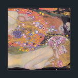 Gustav Klimt - Vatten-serpents II Magnet<br><div class="desc">Vatten Serpents II/Wasserschlangen II - Gustav Klimt,  Oil on canvas,  1904-1907</div>