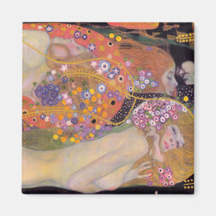 Gustav Klimt - Vatten-serpents II Magnet