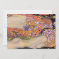 Gustav Klimt - Vatten-serpents II