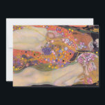 Gustav Klimt - Vatten-serpents II Tack Kort<br><div class="desc">Vatten Serpents II/Wasserschlangen II - Gustav Klimt,  Oil on canvas,  1904-1907</div>