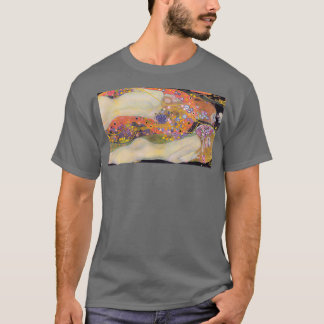 Gustav Klimt Vatten Serpents II Wasserschlangen II T Shirt