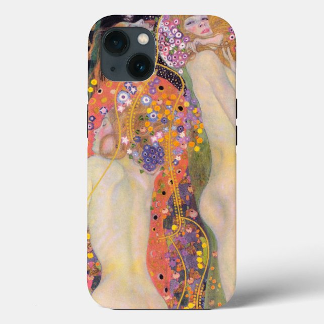 Gustav klimt Vatten-serpents Iphone case (Baksida)