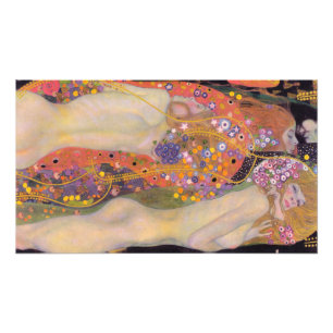 Gustav Klimt - Vattenslangar II Fototryck