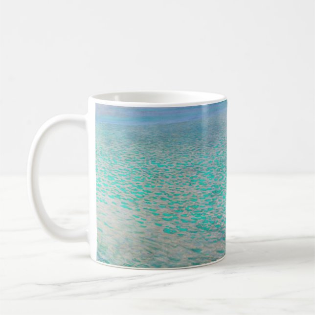 Gustav Klimt - Vid Attersee Kaffemugg (Vänster)