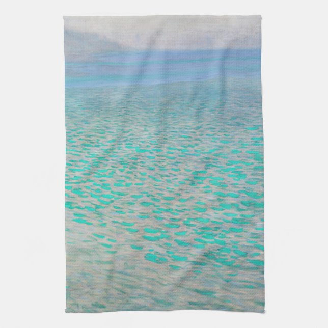 Gustav Klimt - Vid Attersee Kökshandduk (Vertikal)