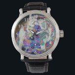 Gustav Klimt - Virgin Armbandsur<br><div class="desc">The Virgin/The Maiden-Gustav Klimt,  Oil on Canvas,  1913</div>