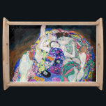 Gustav Klimt - Virgin Frukostbricka<br><div class="desc">The Virgin/The Maiden-Gustav Klimt,  Oil on Canvas,  1913</div>
