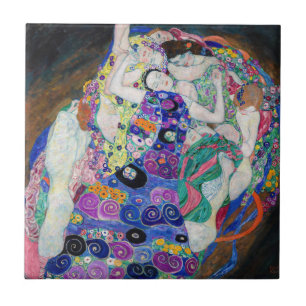 Gustav Klimt - Virgin Kakelplatta