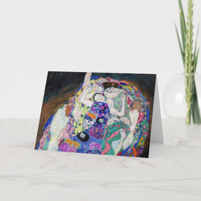 Gustav Klimt - Virgin Kort (Framsida)