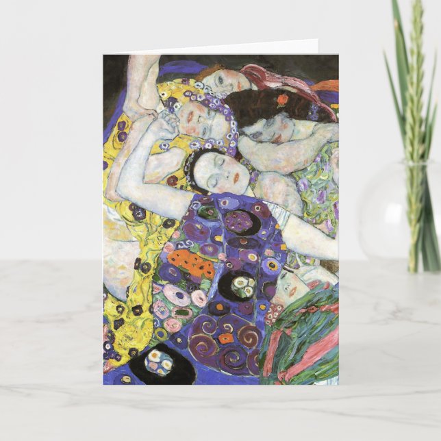 Gustav Klimt ~ Virgin Kort (Framsida)