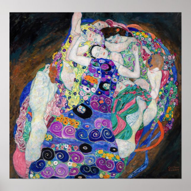 Gustav Klimt - Virgin Poster (Framsidan)