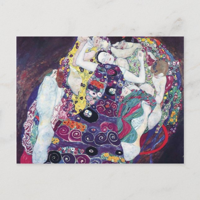 Gustav Klimt- Virgin Vykort (Framsida)