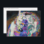 Gustav Klimt - Virgin Vykort<br><div class="desc">The Virgin/The Maiden-Gustav Klimt,  Oil on Canvas,  1913</div>