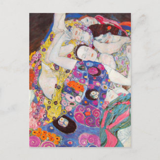 Gustav Klimt Virgins-vykort Vykort