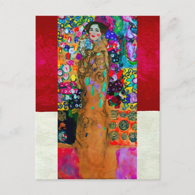 Gustav Klimt ~ vykort (Framsida)