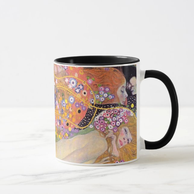 Gustav Klimt Water Serpents konstkoppar Mugg (Höger)