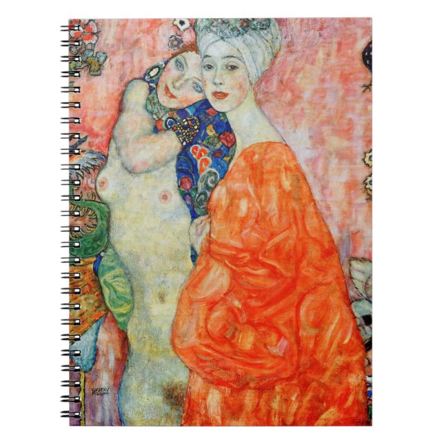 Gustav Klimt - Women Friends Anteckningsbok (Framsidan)