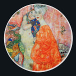 Gustav Klimt - Women Friends Knopp<br><div class="desc">Women Friends - Gustav Klimt,  Oil on Canvas,  1916-17 (destruerad 1945)</div>