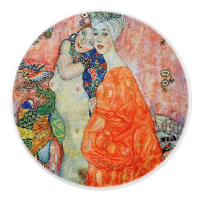 Gustav Klimt - Women Friends Knopp (Framsidan)