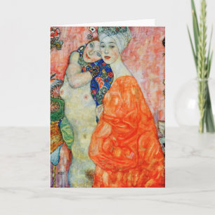 Gustav Klimt - Women Friends Kort