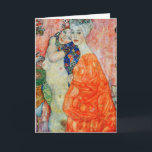 Gustav Klimt - Women Friends Kort<br><div class="desc">Women Friends - Gustav Klimt,  Oil on Canvas,  1916-17 (destruerad 1945)</div>