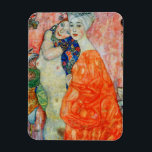 Gustav Klimt - Women Friends Magnet<br><div class="desc">Women Friends - Gustav Klimt,  Oil on Canvas,  1916-17 (destruerad 1945)</div>