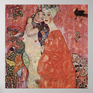 Gustav Klimt - Women Friends Poster