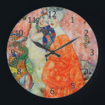 Gustav Klimt - Women Friends Stor Klocka<br><div class="desc">Women Friends - Gustav Klimt,  Oil on Canvas,  1916-17 (destruerad 1945)</div>