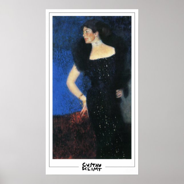 Gustav Klimt Zedign Art Poster #119 (Framsidan)