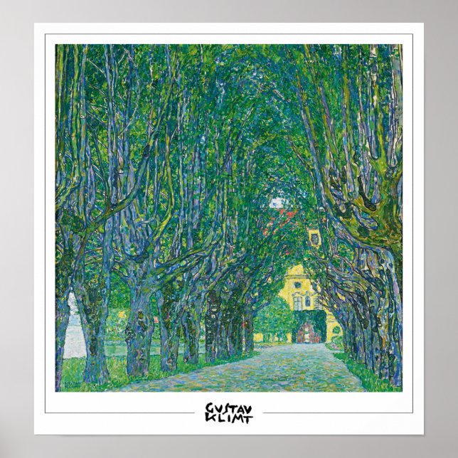 Gustav Klimt Zedign Art Poster #13 (Framsidan)