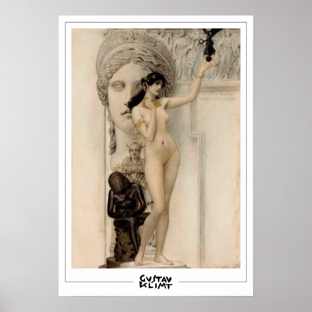 Gustav Klimt Zedign Art Poster #242 (Framsidan)