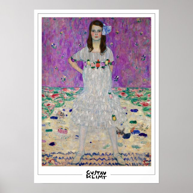 Gustav Klimt Zedign Art Poster #284 (Framsidan)