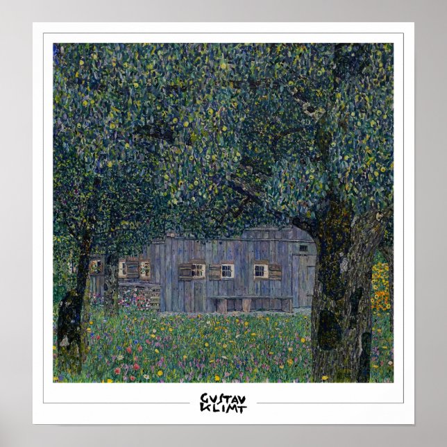 Gustav Klimt Zedign Art Poster #29 (Framsidan)