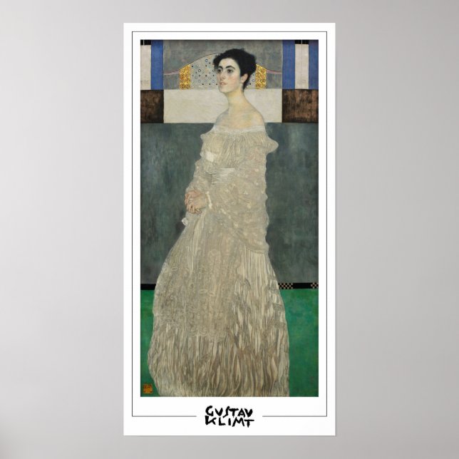 Gustav Klimt Zedign Art Poster #322 (Framsidan)