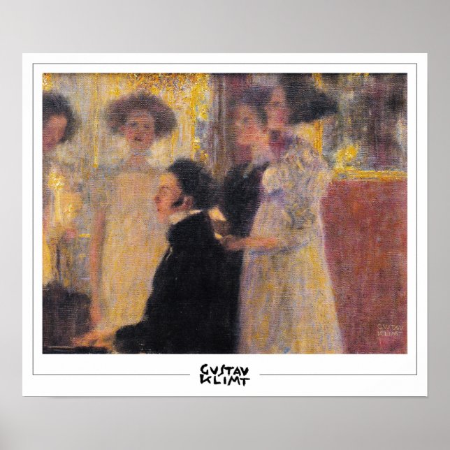 Gustav Klimt Zedign Art Poster #391 (Framsidan)